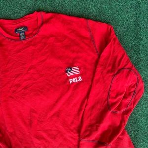 Polo Ralph Lauren thermal with embroidered logo and patch